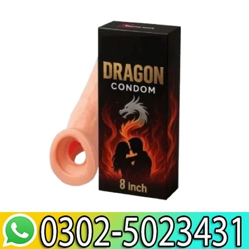 5 Inch Silicon Dragon Condom In Pakistan
