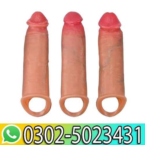 8 Inch Reusable Penis Sleeve Enlarger In Pakistan