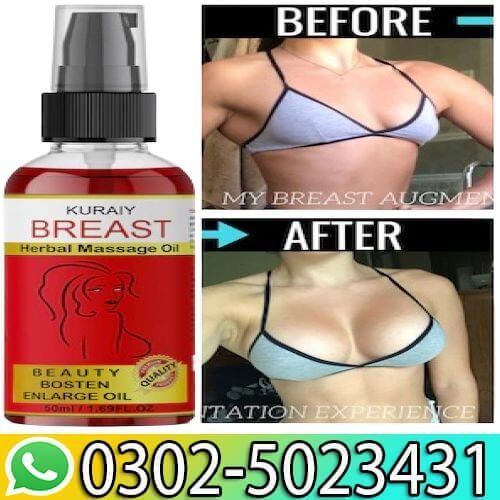 KURAIY Breast Herbal Massage Oil In Pakistan