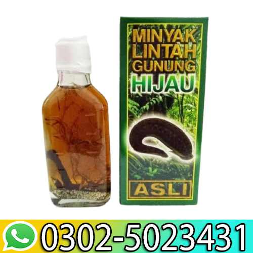 Minyak Lintah Gunung Hijau Oil in Pakistan