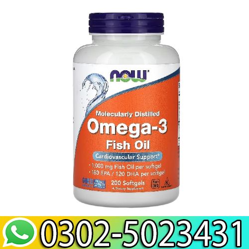 Omega 3 Fish Oil 1000mg Price in Pakistan – Heart & Brain Health Supplement