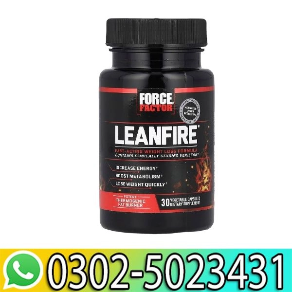 Leanfire Xt Thermogenic Fat Burner Supplement In Pakistan