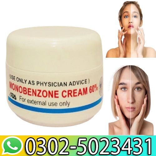 Monoquin 60% Monobenzone Cream Price in Pakistan – Skin Lightening & Vitiligo Treatment