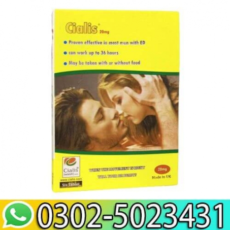 Cialis 20mg – Tadalafil 6 Tablet Price