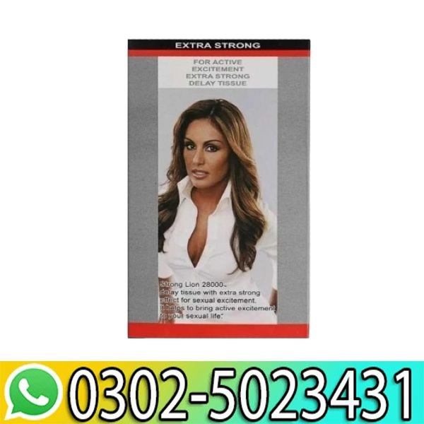 Strong Lion Power 28000 Delay Tissue In Pakistan