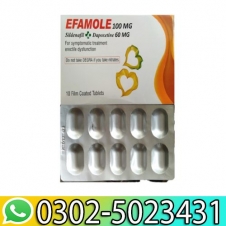 Efamole Dapoxetine Tablets in Pakistan