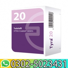 Tyra 20 Mg 4 Tablets In Pakistan